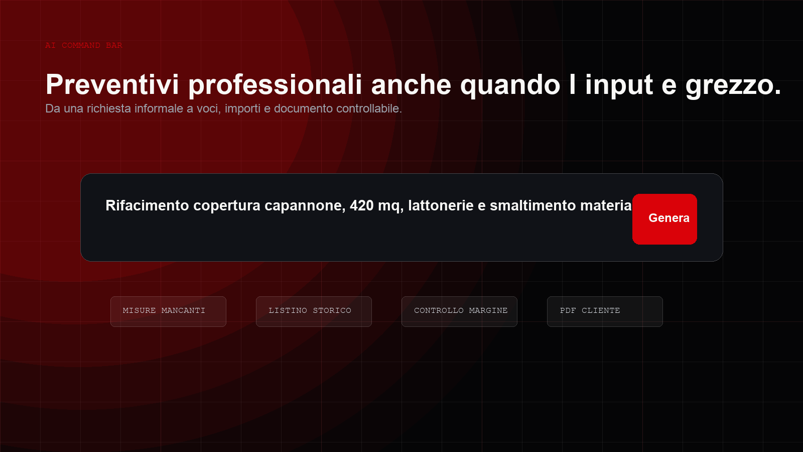 Comando commerciale